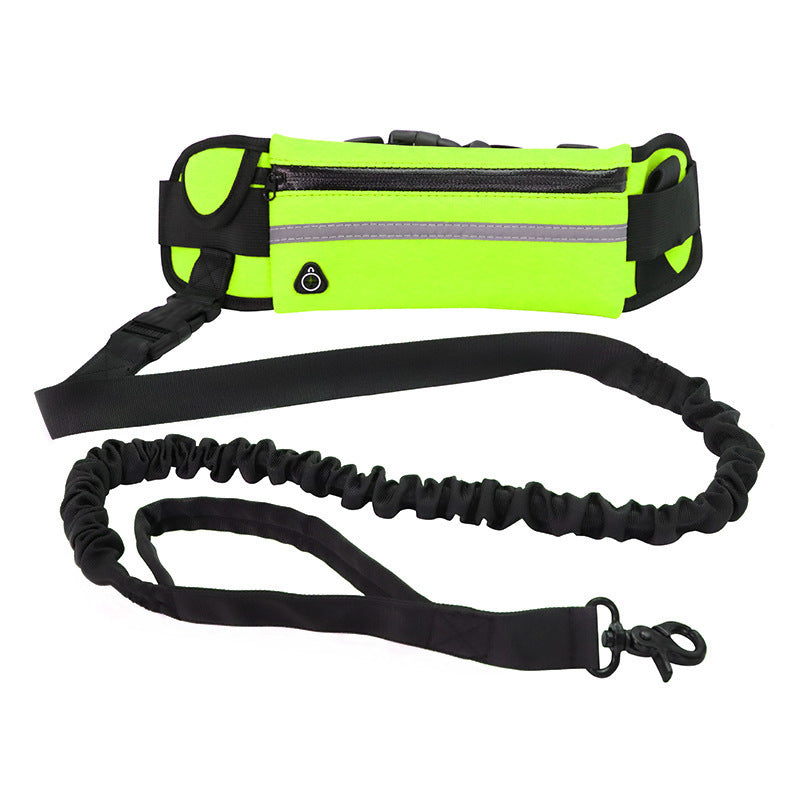 Hands‑Free Shock‑Absorbing Dog Walking Belt for Large Dogs