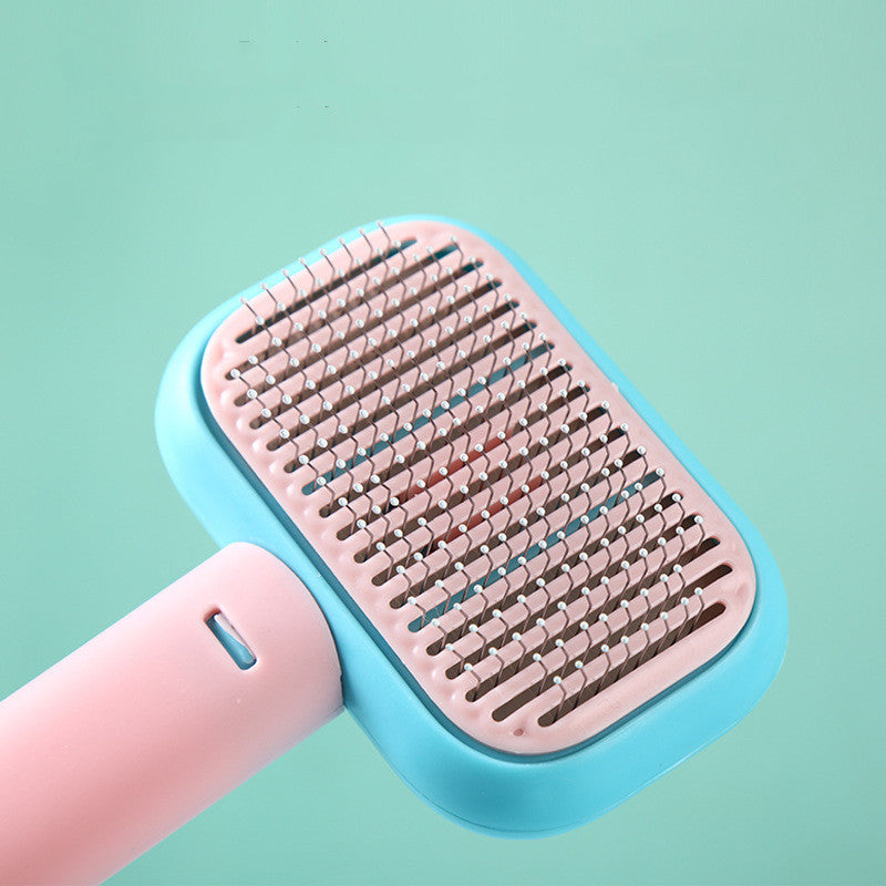 Knot‑Free Grooming Growth Brush – Stress‑Free Bonding for Cats & Dogs