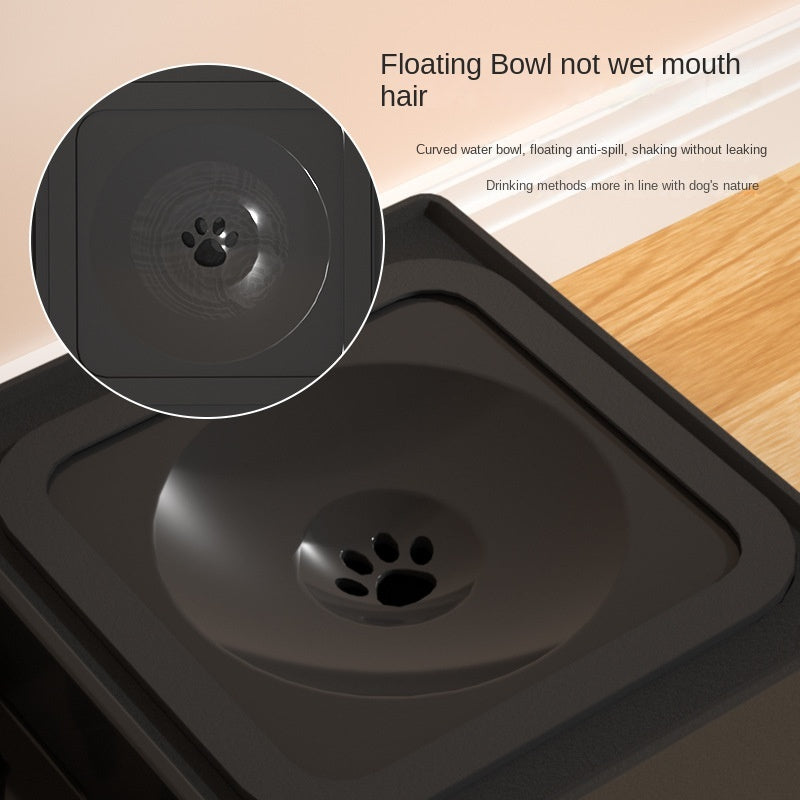 Elevated Dog Feeder with Double Stainless Steel Bowls