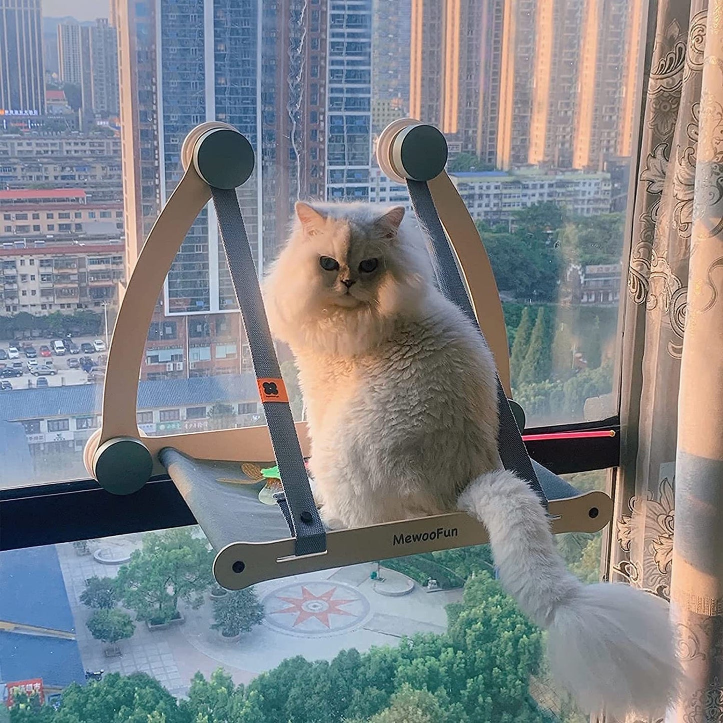 Sunny Window Cat Hammock – A Cozy Perch That Sparks Joy