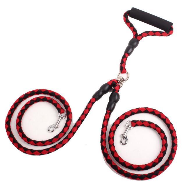 Double‑Ended Traction Rope – Walk Two Dogs with One Hand