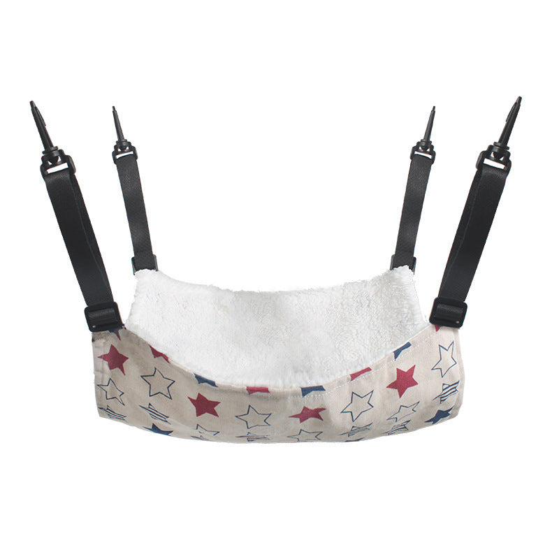Winter‑Ready Lamb Fleece Hanging Hammock – Warm & Cozy Elevated Cat Lounge