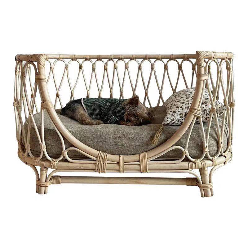Elevate Your Pet’s Comfort with a Hand‑Woven Rattan Retreat
