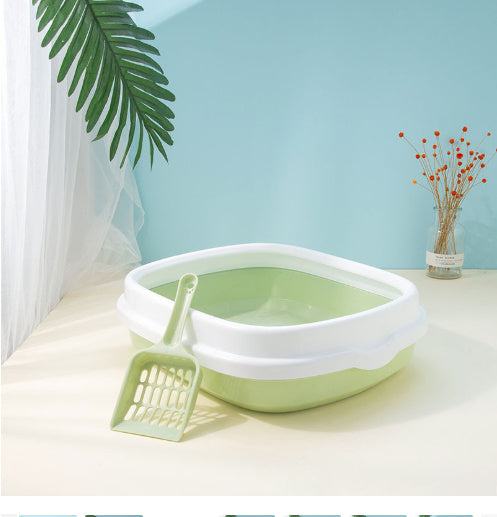 Spacious Anti‑Splash Detachable Cat Litter Box – Less Mess, More Comfort