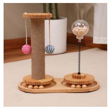 Interactive Cat Treat Dispenser Toy – Slow Feeder for Cats & Small Dogs