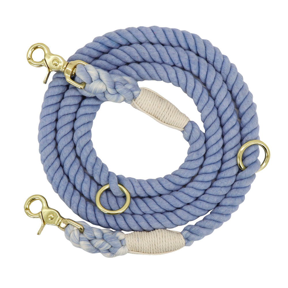 Vibrant Gradient Dog Collar & Leash Set – Stylish Comfort for Safe Outdoor Adventures