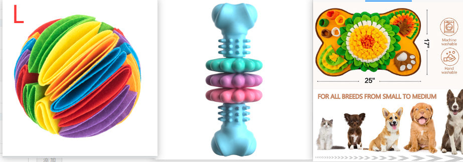 Indestructible TPR Bone – Dental & Anxiety‑Relief Chew Toy