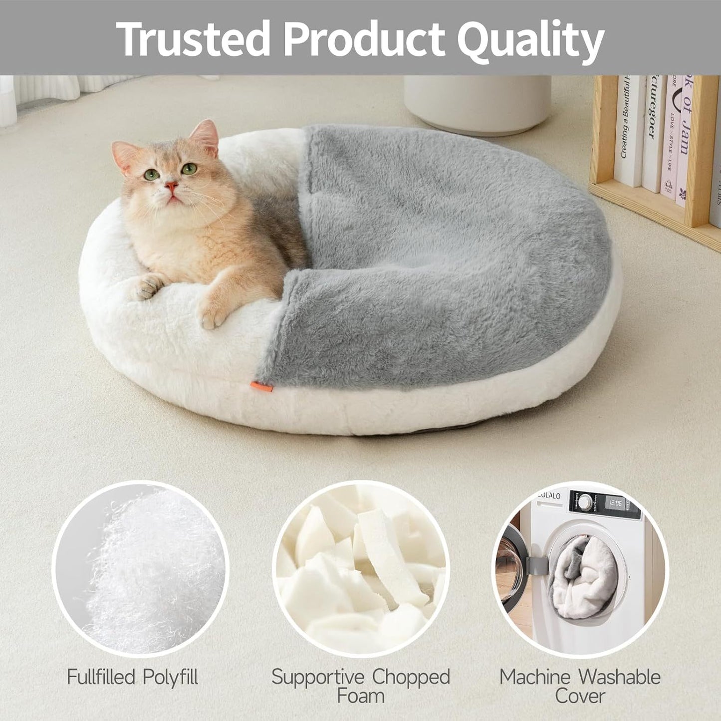 Cloud-Soft Haven for Cats & Small Dogs