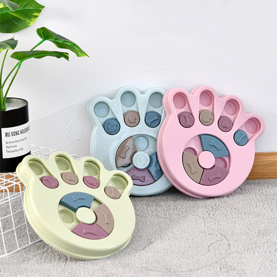 Interactive Dog IQ Puzzle Feeder for Small to Medium Dogs – Slow‑Dispensing Training Toy