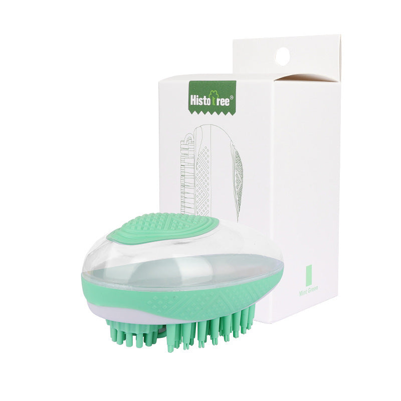 Pet Spa Massage Brush – 2‑in‑1 Bath & Gentle Groomer