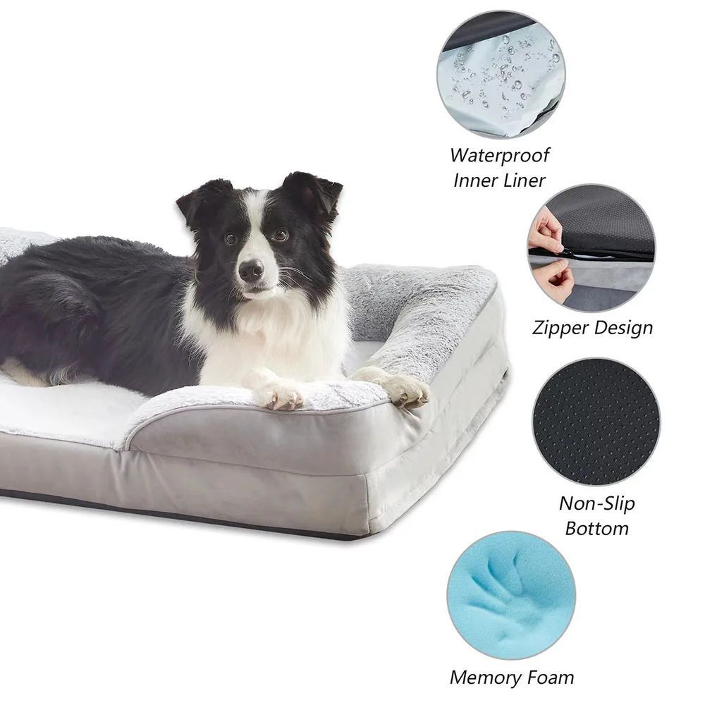 Premium Waterproof Sofa-Style Pet Bed – Comfort You Can Count On