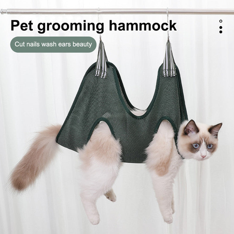 Pet Grooming Hammock & Harness – Safe, Calm Grooming Support