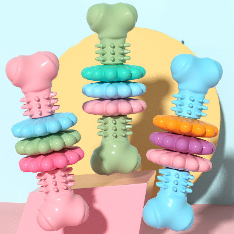 Indestructible TPR Bone – Dental & Anxiety‑Relief Chew Toy