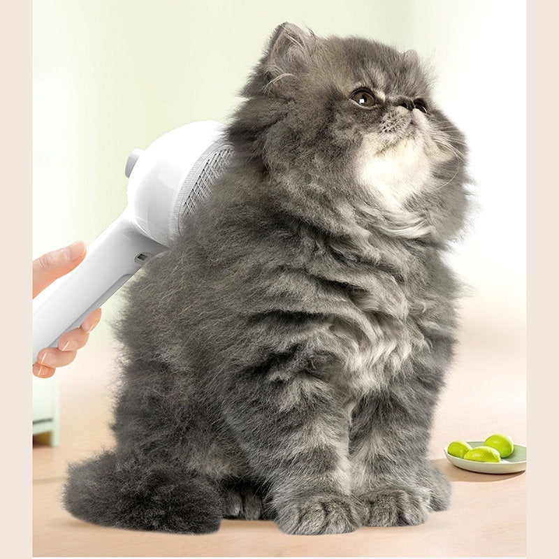 MoistureMist Self-Cleaning Pet Grooming Comb