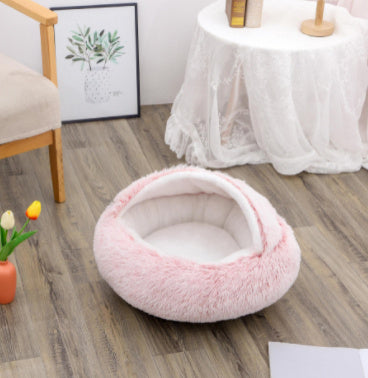 Cozy Nest 2‑in‑1 Winter Pet Bed