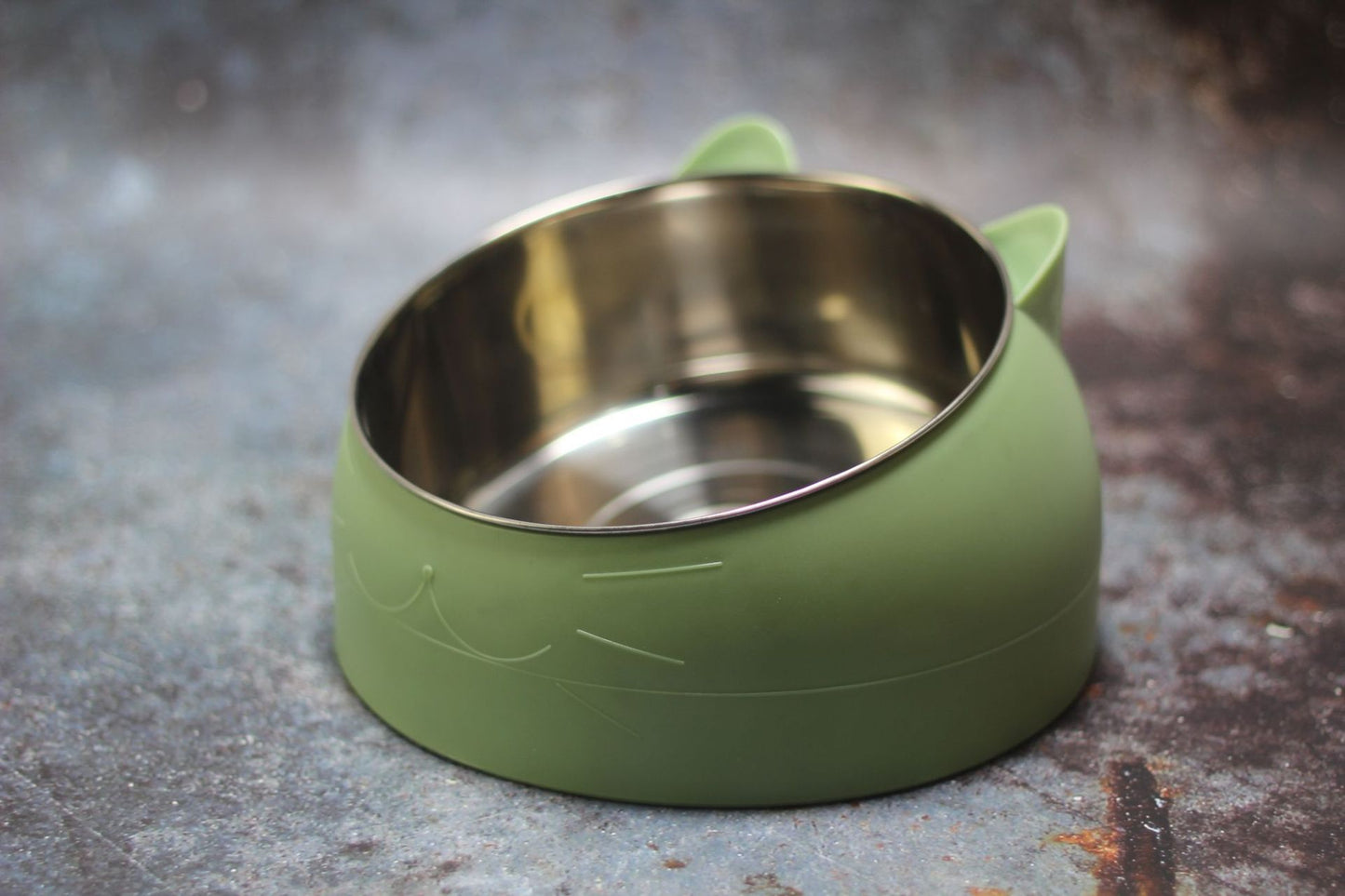 Cervical‑Support Oblique Cat Bowl — Healthy Mealtime for Your Pet