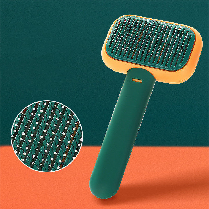 Knot‑Free Grooming Growth Brush – Stress‑Free Bonding for Cats & Dogs