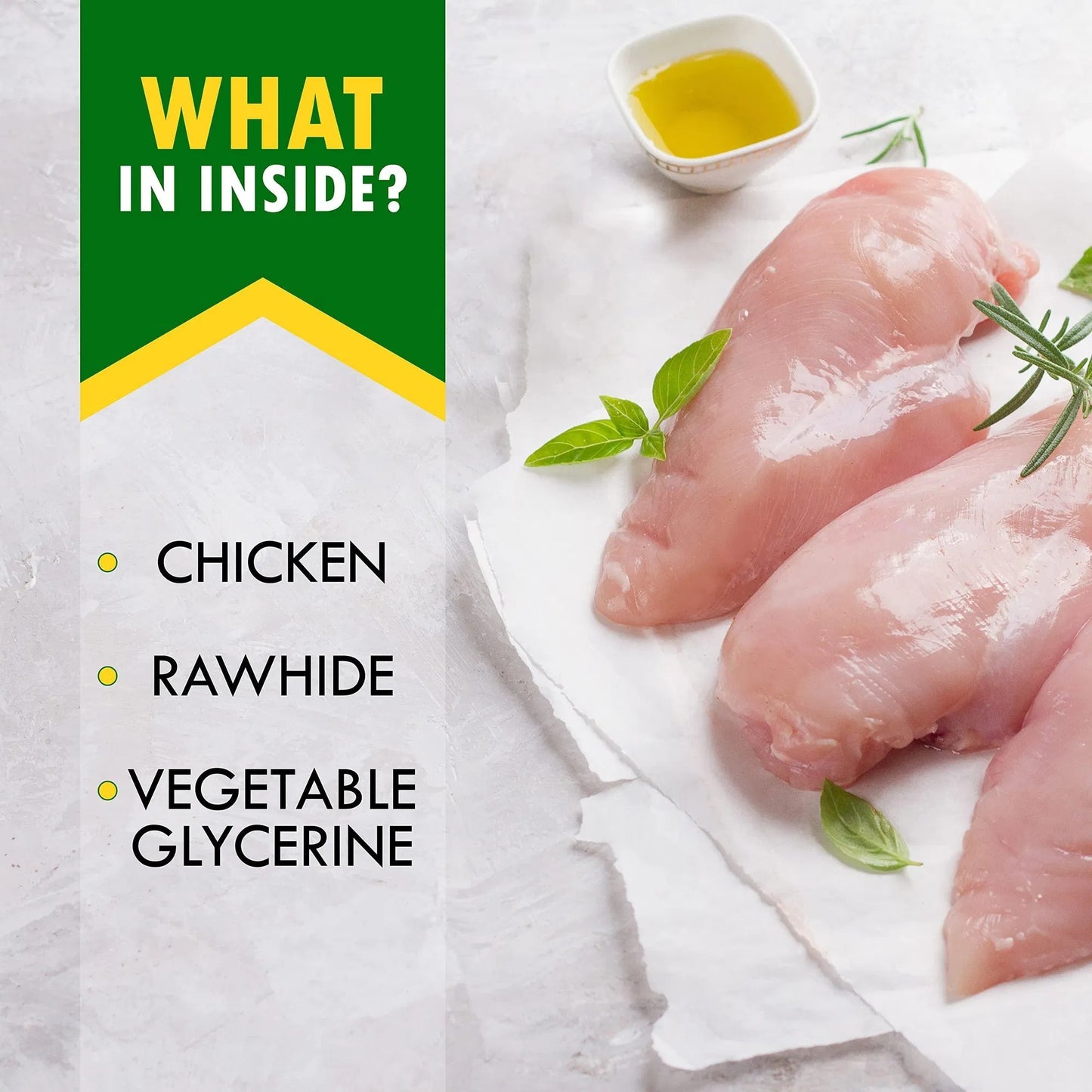 Chicken‑Wrapped Smoked Rawhide Sticks – Healthy Chew That Cleans Teeth & Rewards