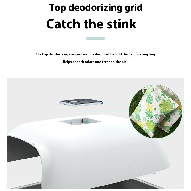 CozyCat Vault – Oversized Fully Enclosed Cat Litter Box