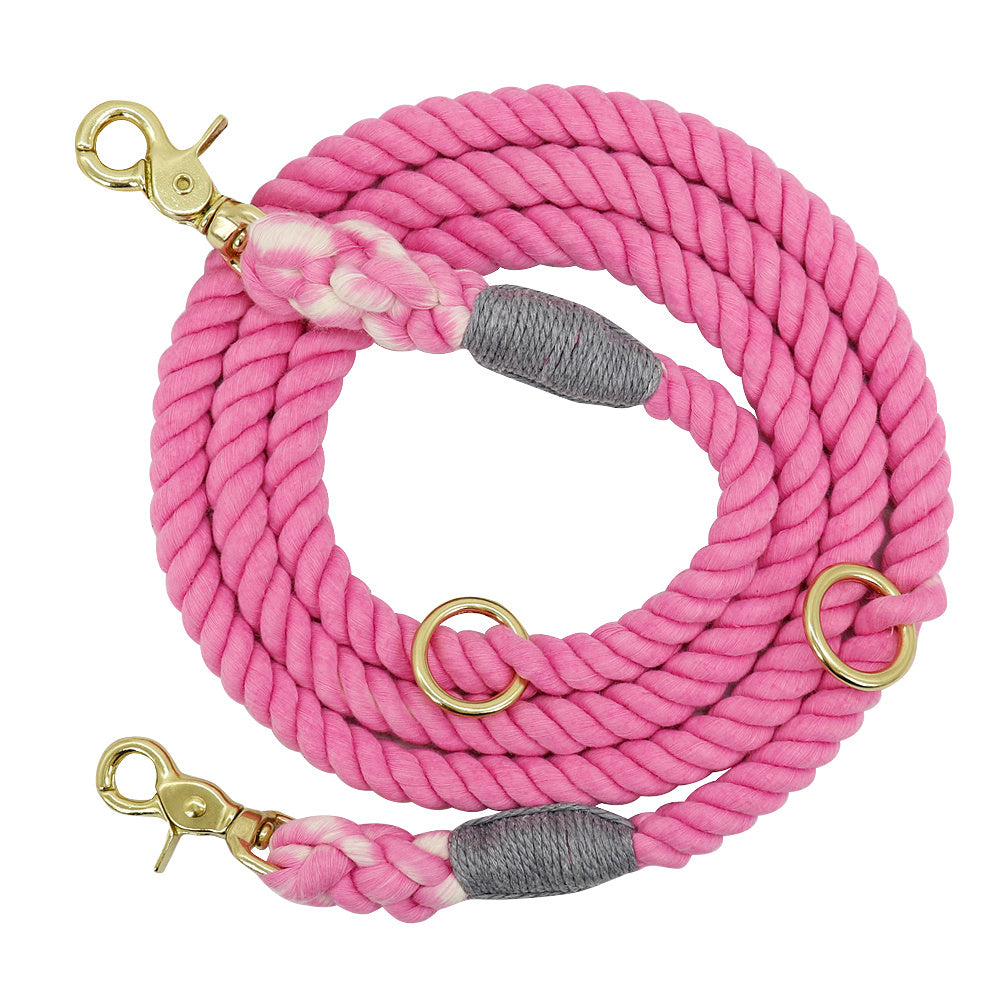 Vibrant Gradient Dog Collar & Leash Set – Stylish Comfort for Safe Outdoor Adventures