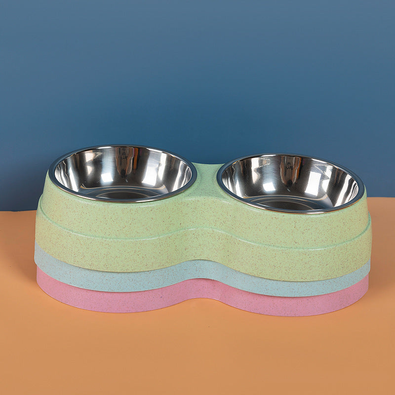 Double Pet Bowl Feeder – Hygienic & Happy Mealtimes