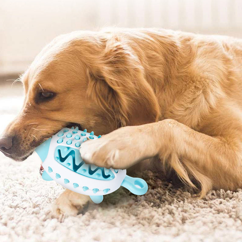 Interactive TPR Food‑Dispensing Dog & Cat Toy – Clean Teething, Smart Play