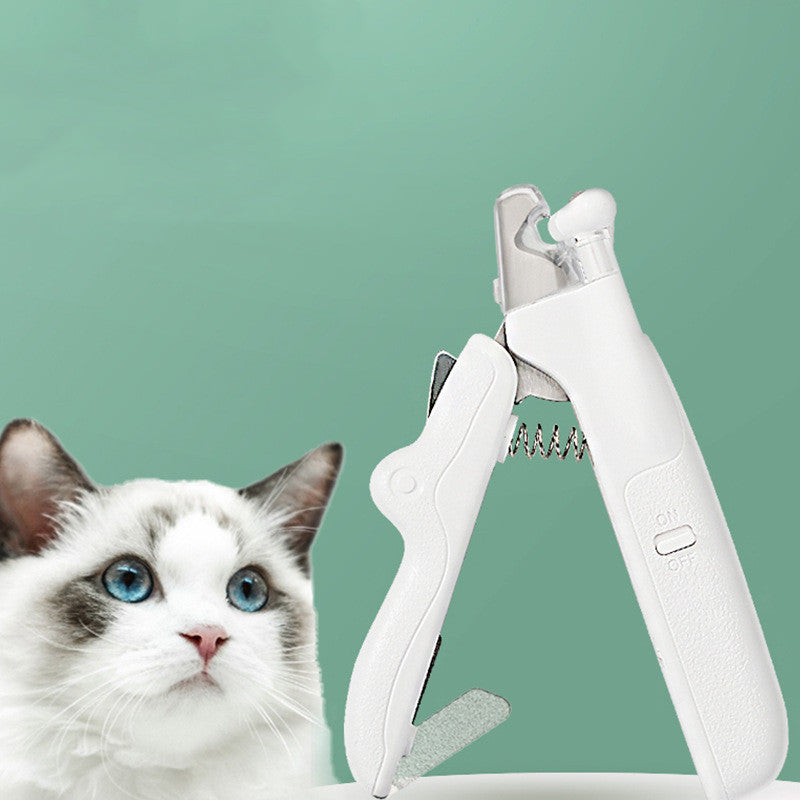 SafeGlow LED Pet Nail Clippers – Calm, Confident Grooming for Cats & Dogs
