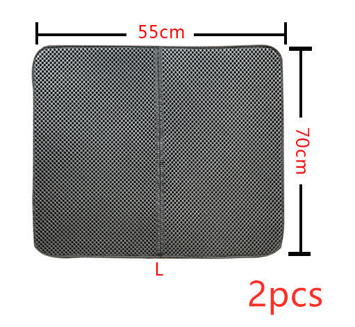 Double-Layer Cat Litter Mat – Keep Floors Clean & Paws Happy