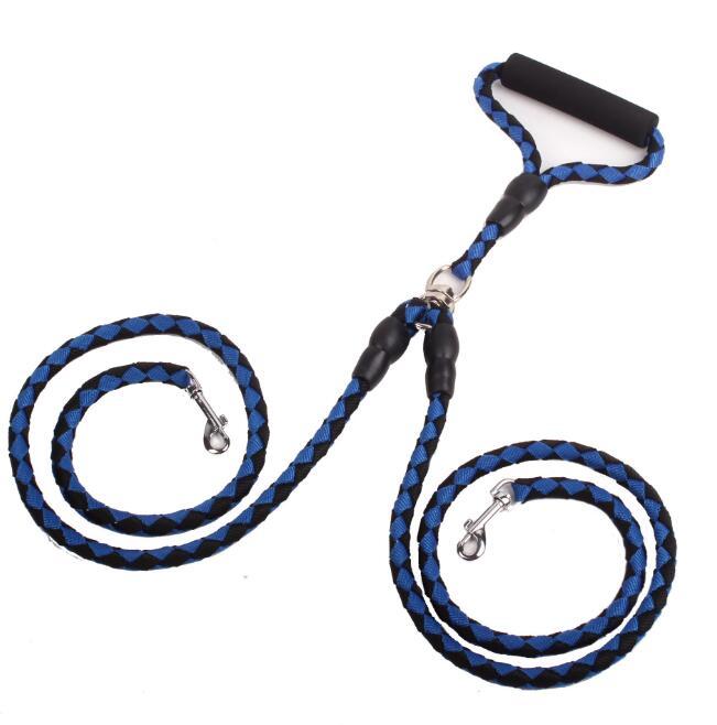 Double‑Ended Traction Rope – Walk Two Dogs with One Hand