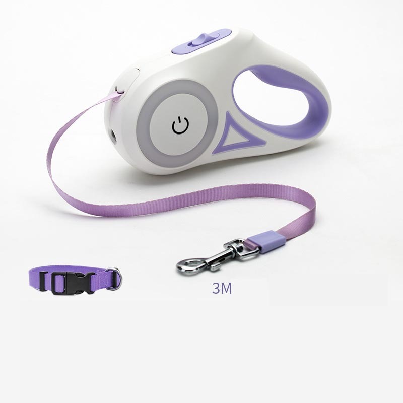 Retractable Spotlight Leash & Collar — Freedom Meets Control