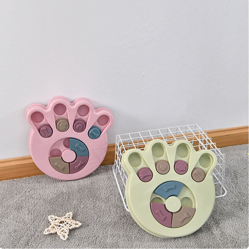 Interactive Dog IQ Puzzle Feeder for Small to Medium Dogs – Slow‑Dispensing Training Toy