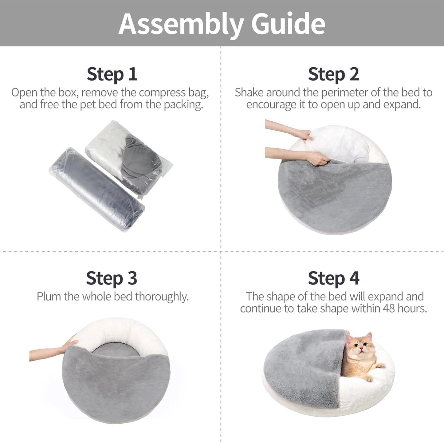 Cloud-Soft Haven for Cats & Small Dogs