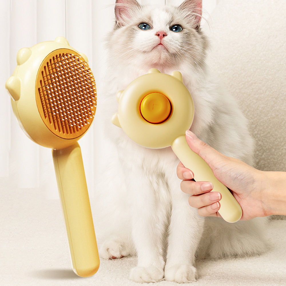 PamperPro Pet Magic Massaging Comb – Soothing Hair Removal for Cats & Dogs