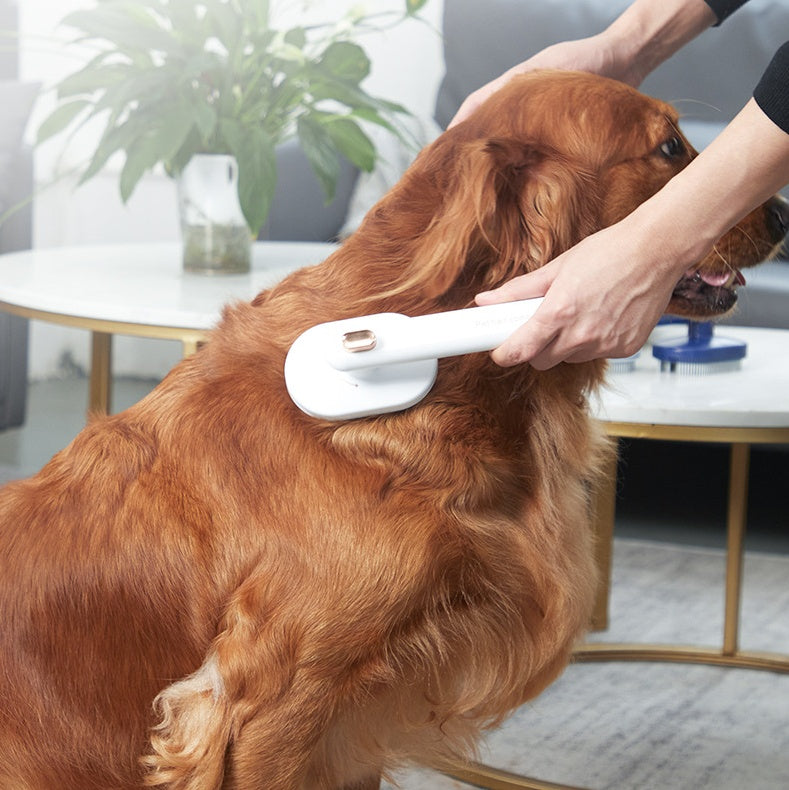 Self‑Cleaning Pet Hair Removal Comb – Gentle Grooming, No Mess!