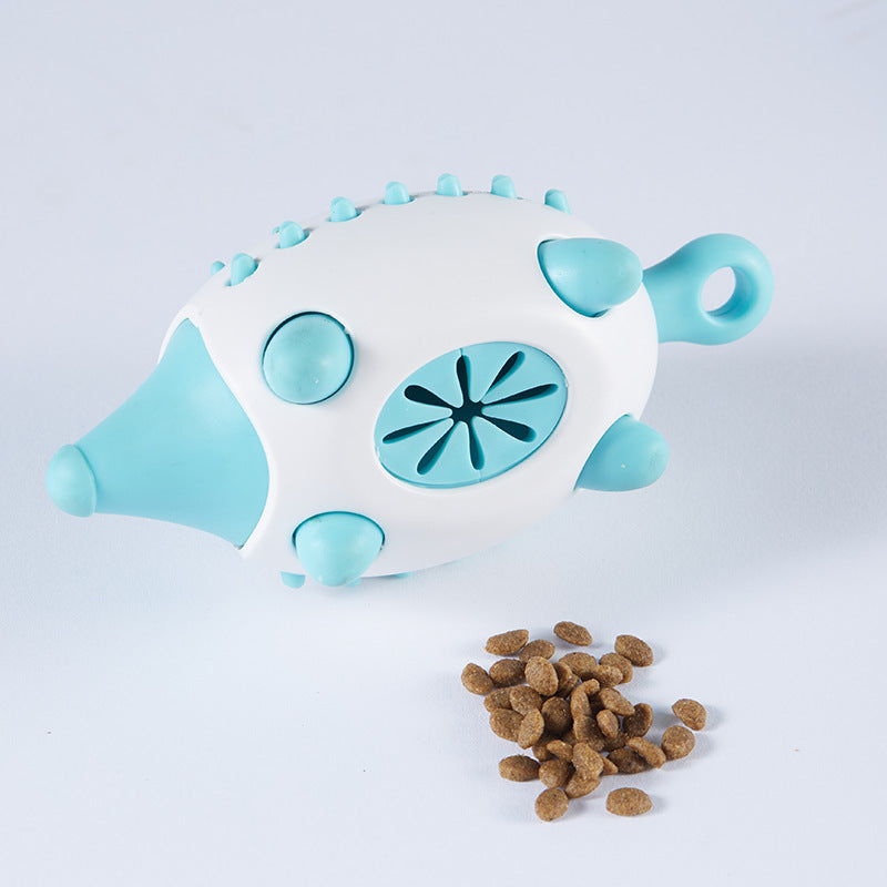 Interactive TPR Food‑Dispensing Dog & Cat Toy – Clean Teething, Smart Play