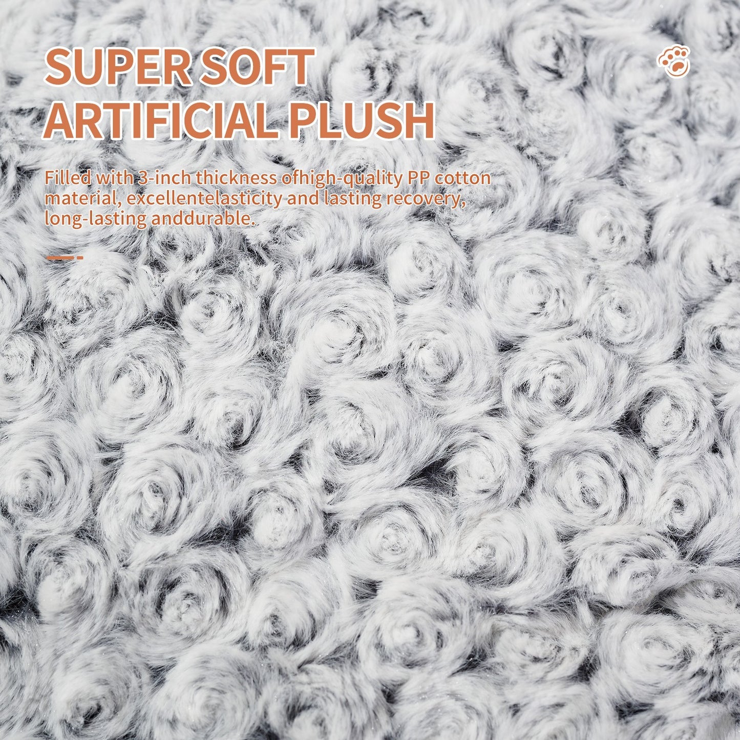 Rose Velvet Plush Crate Pad – Blissful Comfort for Small, Medium & Large Dogs
