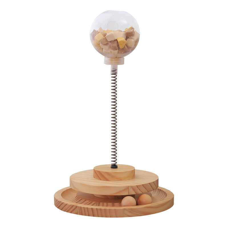 Interactive Cat Treat Dispenser Toy – Slow Feeder for Cats & Small Dogs