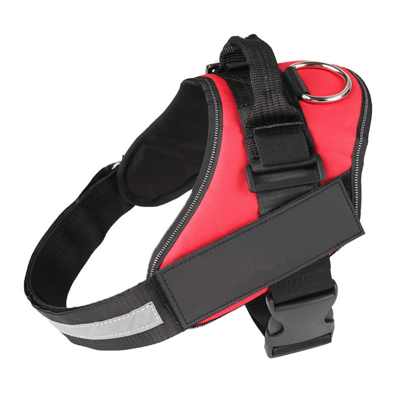 Personalized Reflective No‑Pull Harness — Custom Name Patch & Adjustable Fit