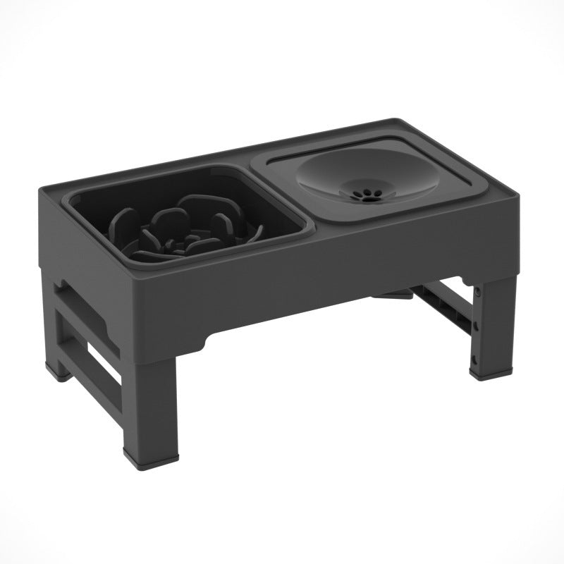 Elevated Dog Feeder with Double Stainless Steel Bowls