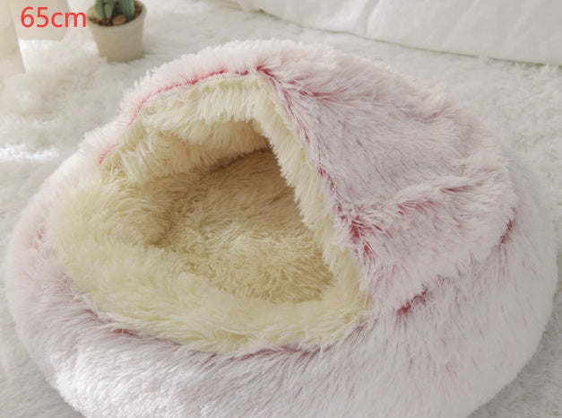 Cozy Nest 2‑in‑1 Winter Pet Bed
