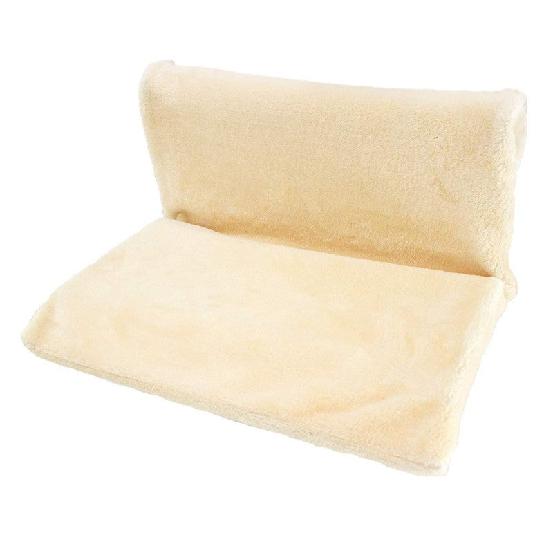 Plush L‑Shaped Cat Hammock – Hanging Cat Nest for Cozy Elevated Lounging