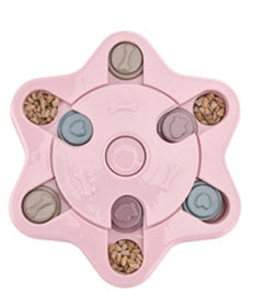 Interactive Dog IQ Puzzle Feeder for Small to Medium Dogs – Slow‑Dispensing Training Toy