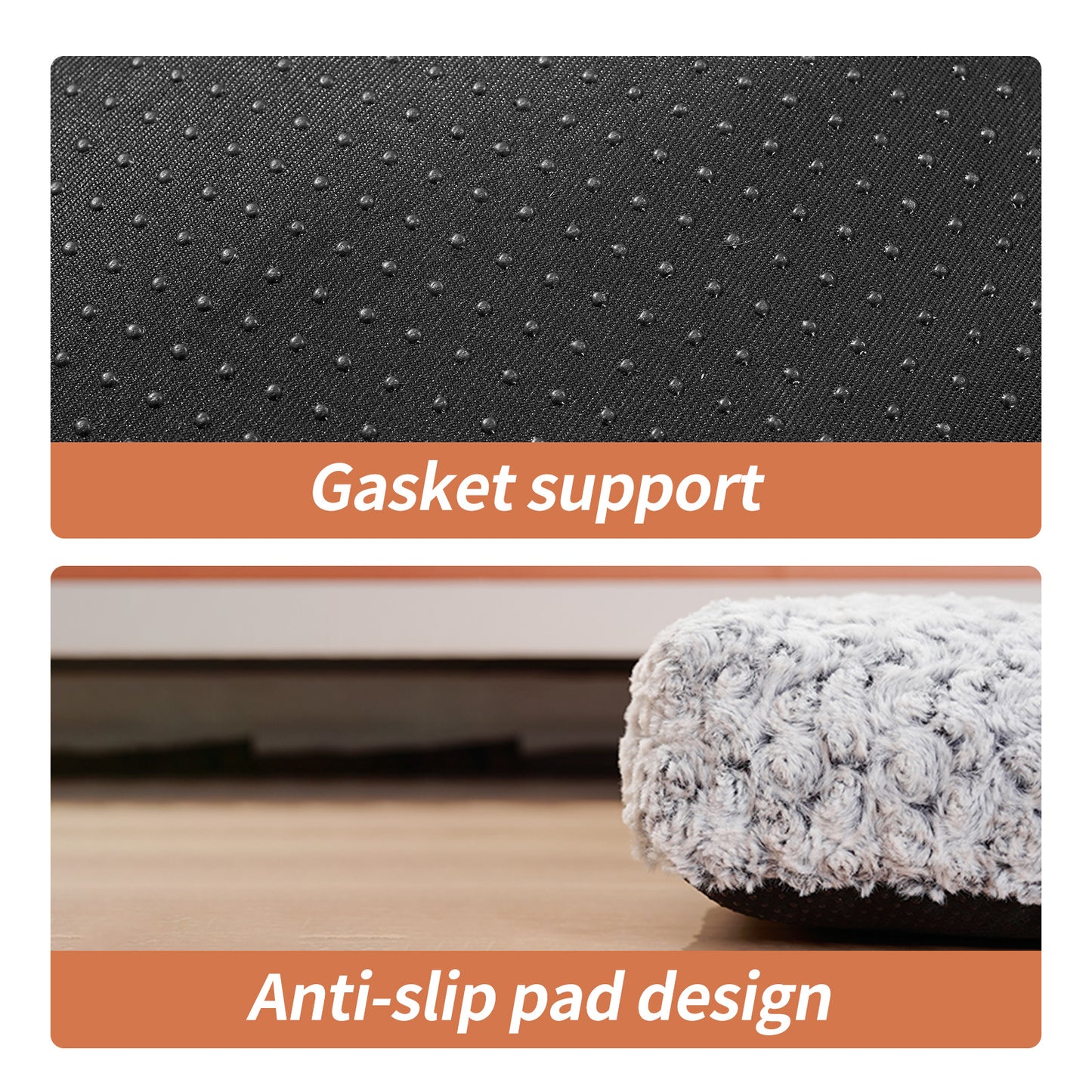 Rose Velvet Plush Crate Pad – Blissful Comfort for Small, Medium & Large Dogs