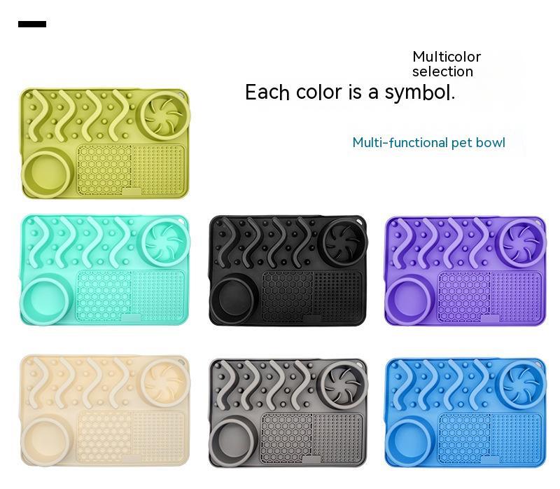 Silicone Dog Lick Mat – Calming Slow‑Feeder & Enrichment Pad
