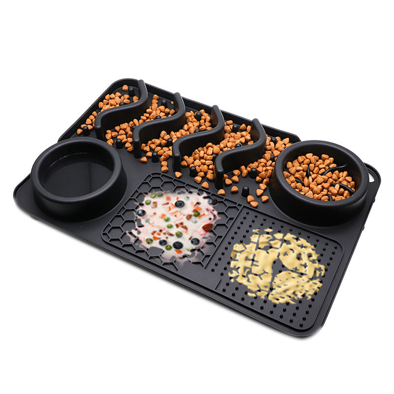Silicone Dog Lick Mat – Calming Slow‑Feeder & Enrichment Pad