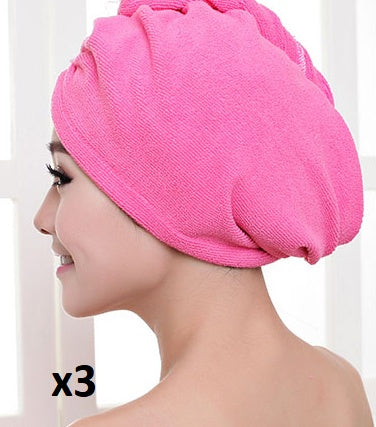 Women's Hair Dryer Cap, Absorbent Dry Hair Towel - Barking Good Deals