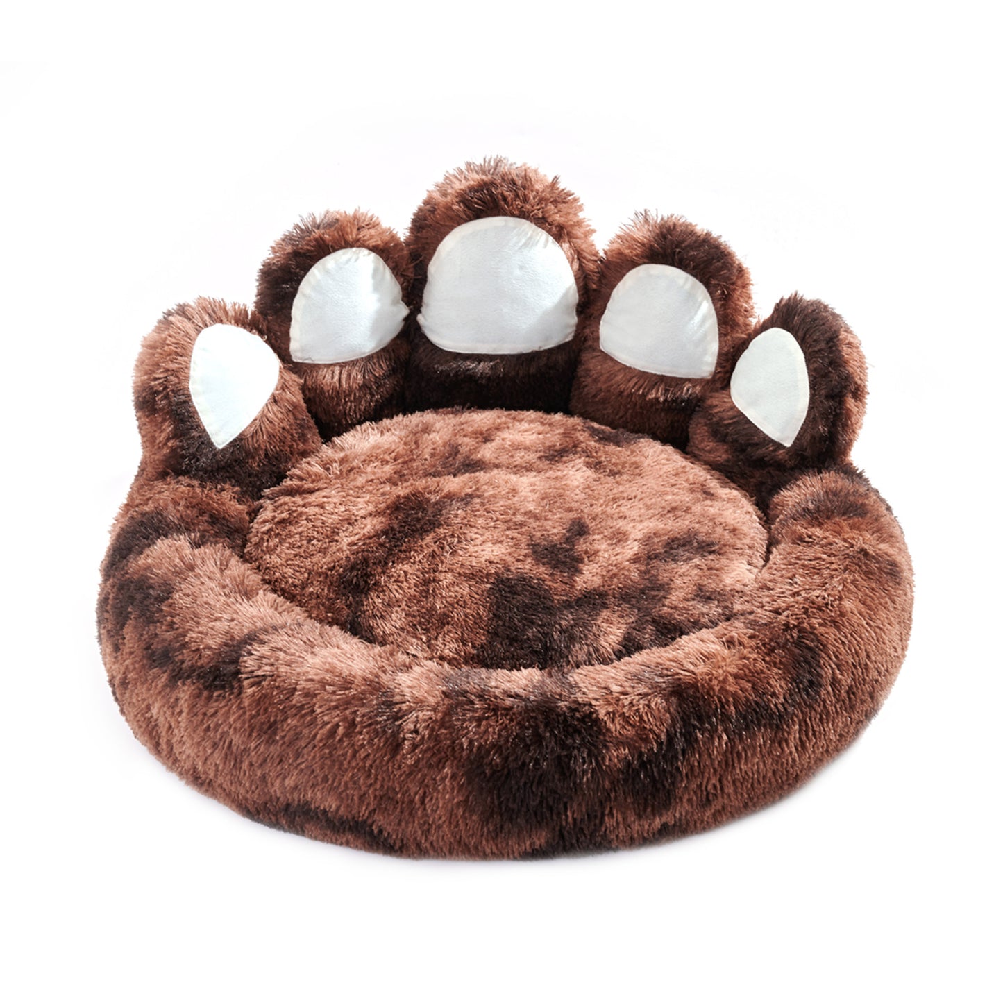 Bear Paw Shape Dog Bed – Plush & Cozy Pet Bed for Small to Medium Dogs