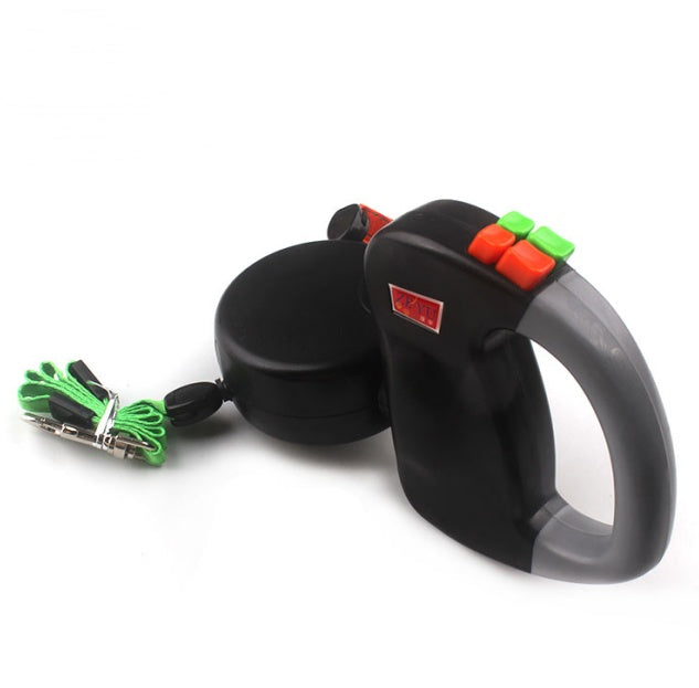 Effortless Dual Dog Walks – Retractable Double Pet Leash