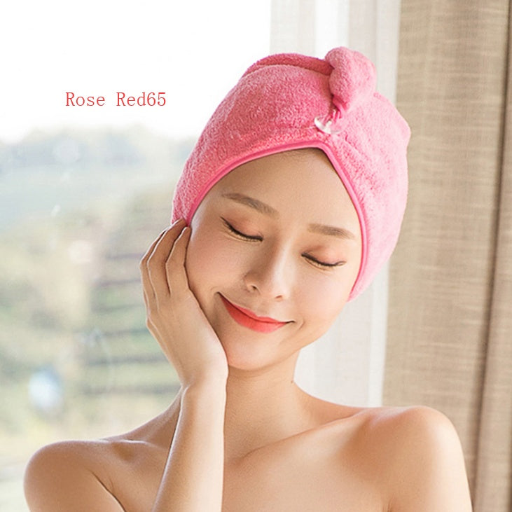 Women's Hair Dryer Cap, Absorbent Dry Hair Towel - Barking Good Deals