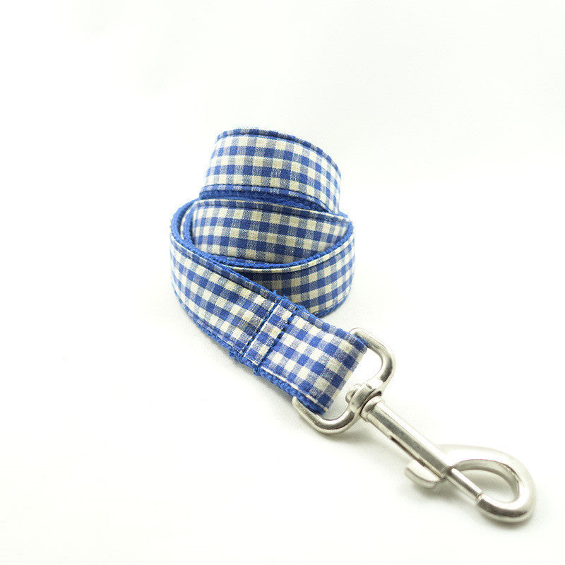 Blue Check Pet Leash – Freedom & Peace of Mind